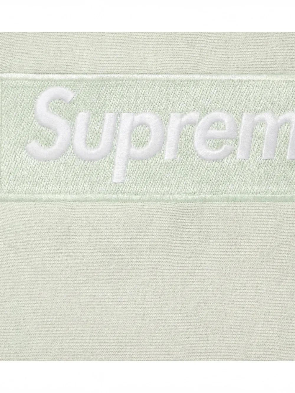 Supreme Hoodie met logo Groen