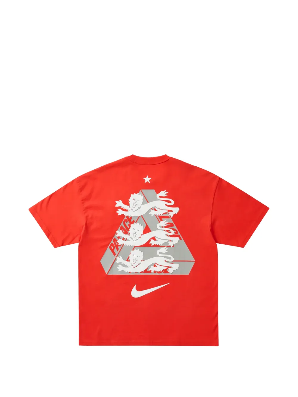 Palace x Nike Tri-Ferg T-shirt Rood