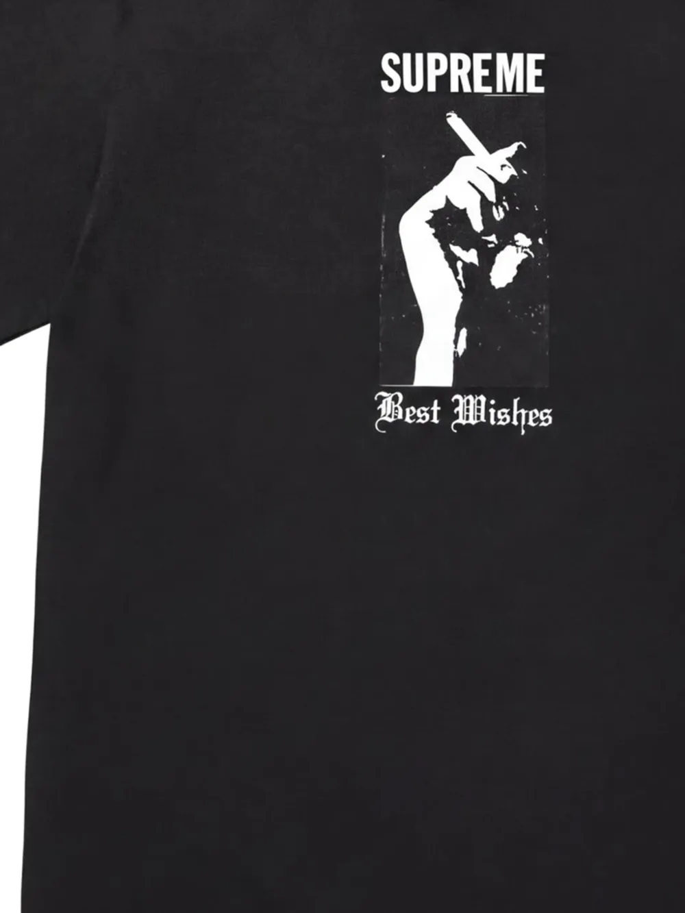 Supreme Wish grafische print T-shirt Zwart