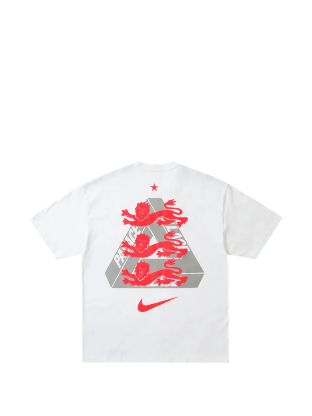 Palace x Nike England T-shirt Wit