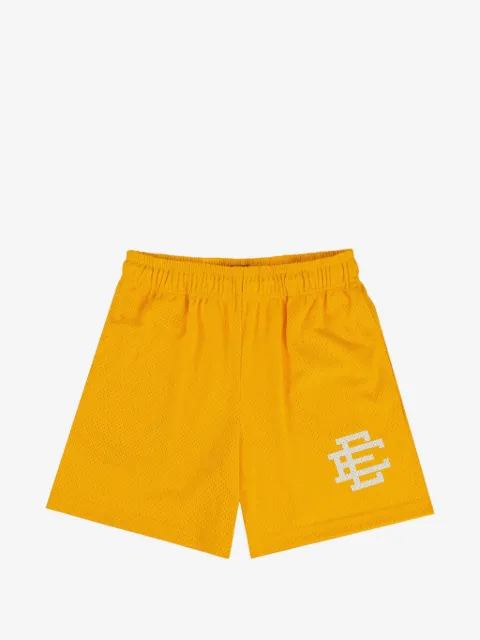 ERIC EMANUEL Basic logo-print mesh shorts