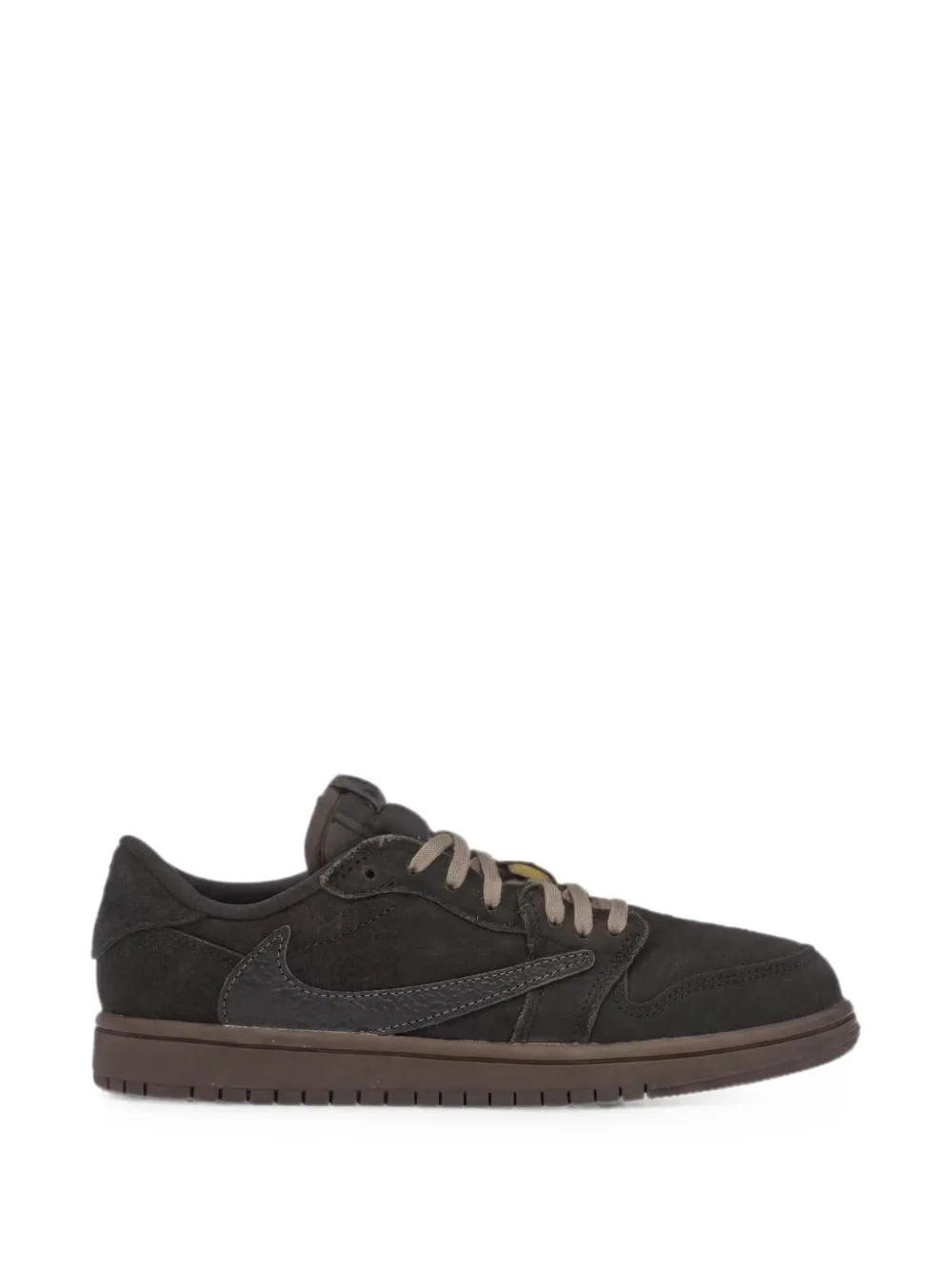 Jordan Kids Travis Scott suede sneakers Bruin
