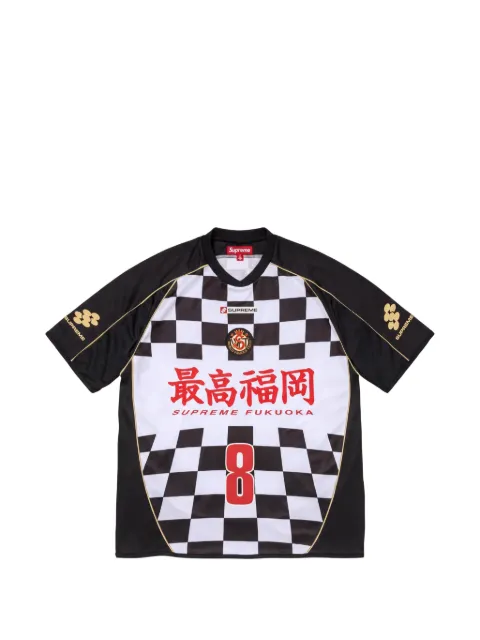 Supreme checkerboard soccer jersey