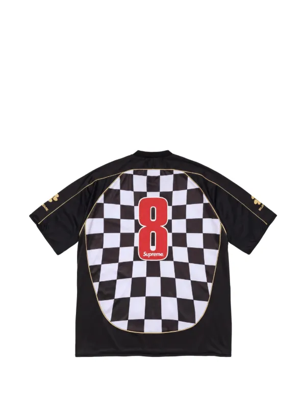 Supreme Checkerboard Soccer Jersey | Black | FARFETCH