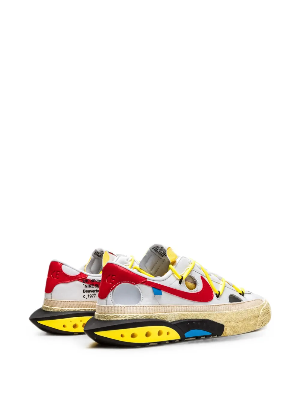 Nike x Off-White Blazer Low dual-lacing sneakers Wit