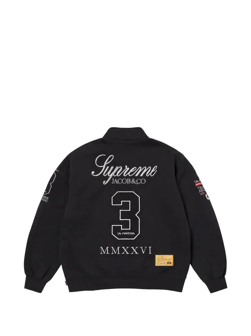 Supreme x La Martina x Jacob & Co zip-up Sweatshirt | Black