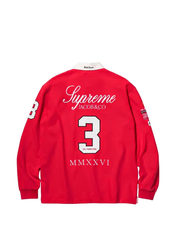 Supreme x La Martina x Jacob & Co ポロシャツ | レッド | FARFETCH JP
