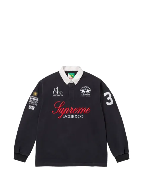 Supreme x La Martina x Jacob & Co logo polo shrt
