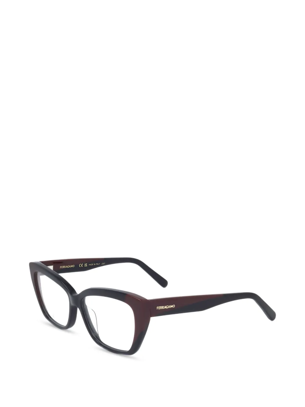 Ferragamo Eyewear Occhiali cat-eye - Rosso
