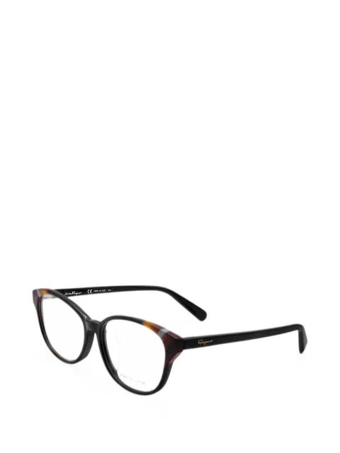Ferragamo gafas con montura redonda