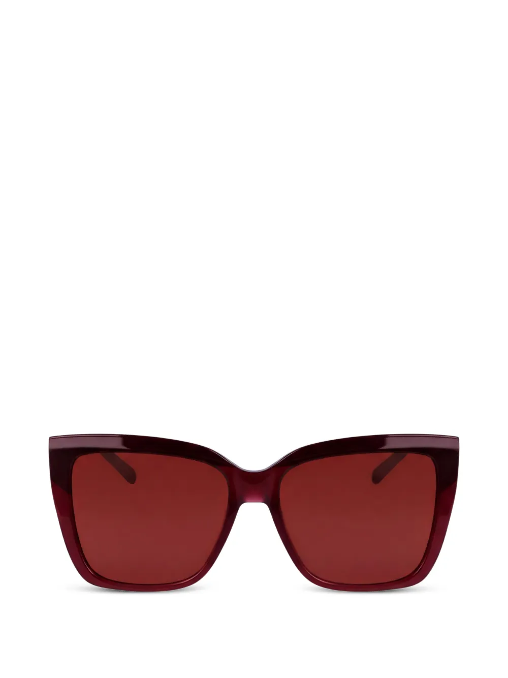 Ferragamo Eyewear Zonnebril met cat-eye montuur Rood