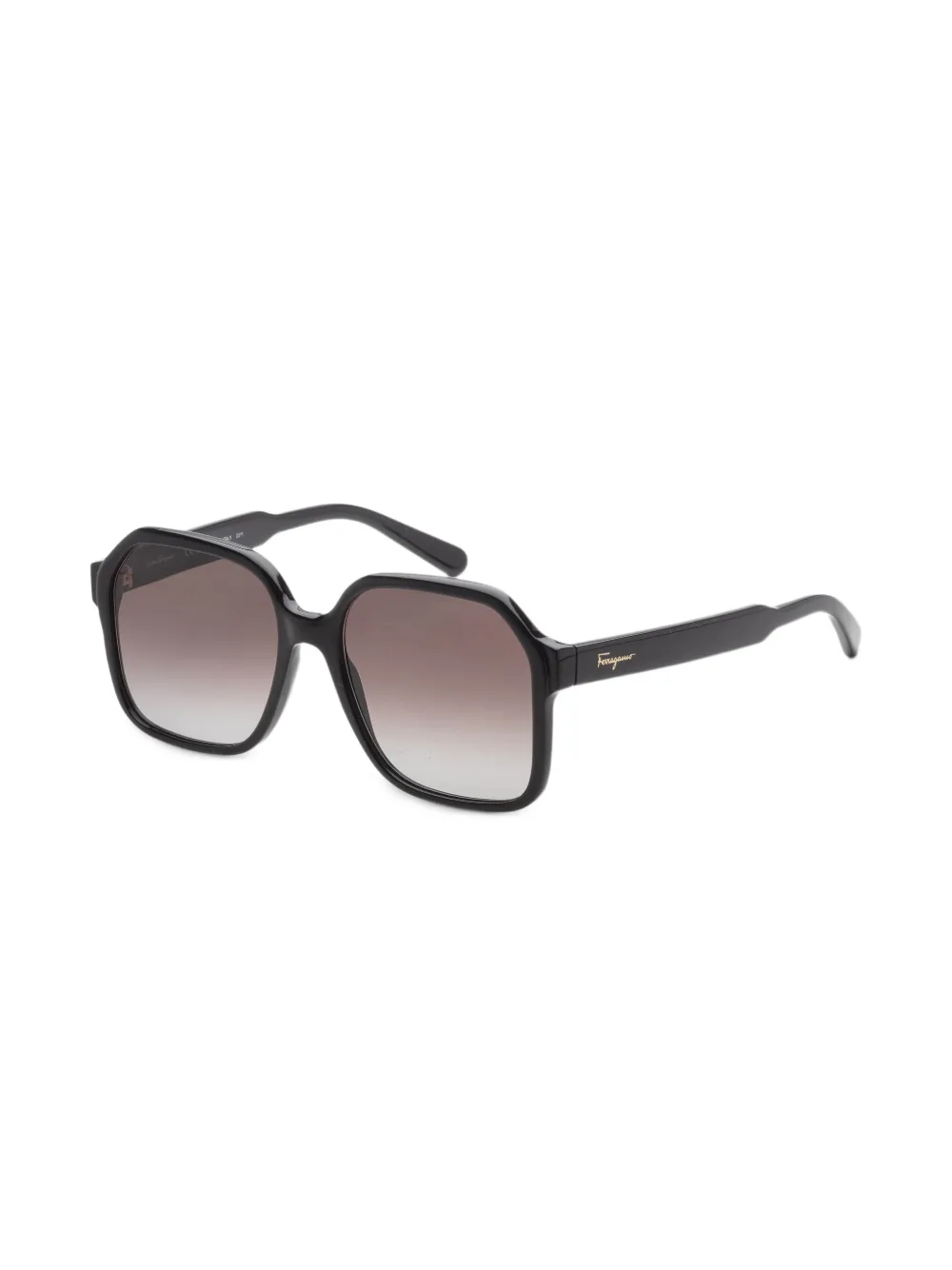 Ferragamo Eyewear Geometric-frame Sunglasses In Black