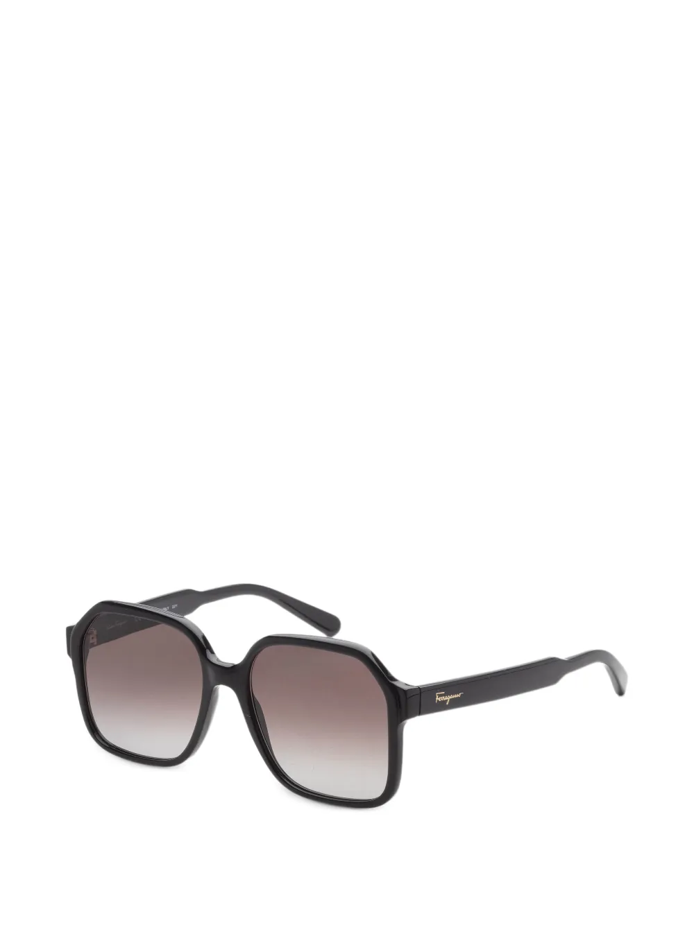 Ferragamo Eyewear Occhiali da sole geometrici - Nero