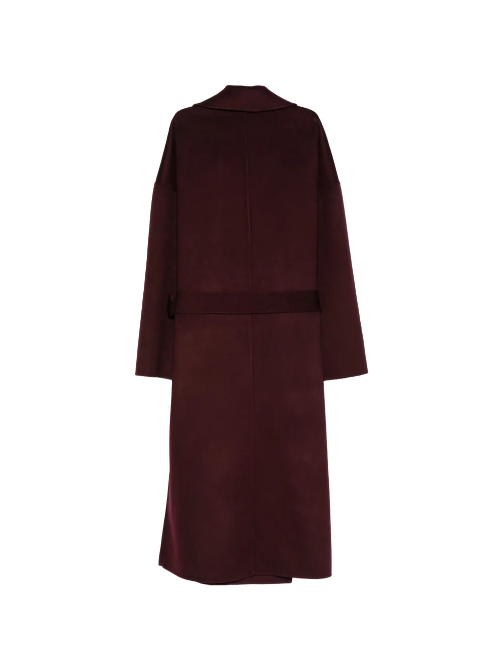 BOMPARD Jas met ceintuur en dubbele rij knopen Rood