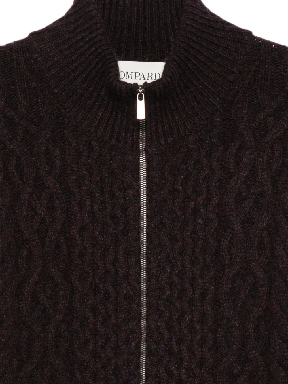 BOMPARD Kabelgebreid vest Paars