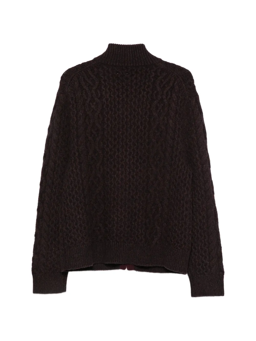 BOMPARD Kabelgebreid vest Paars
