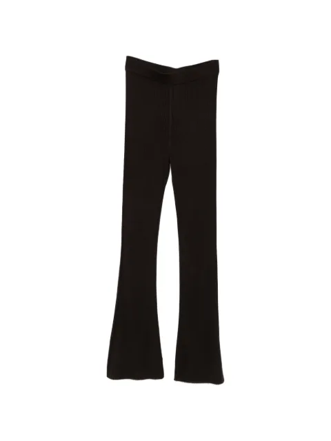 BOMPARD rib-knit high-waisted palazzo pants