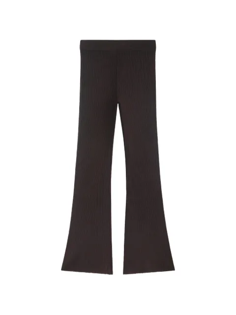 BOMPARD rib-knit high-waisted palazzo pants