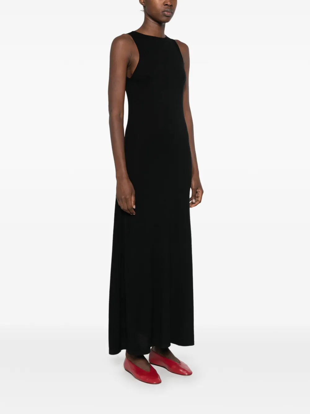 BOMPARD Mouwloze maxi-jurk Zwart