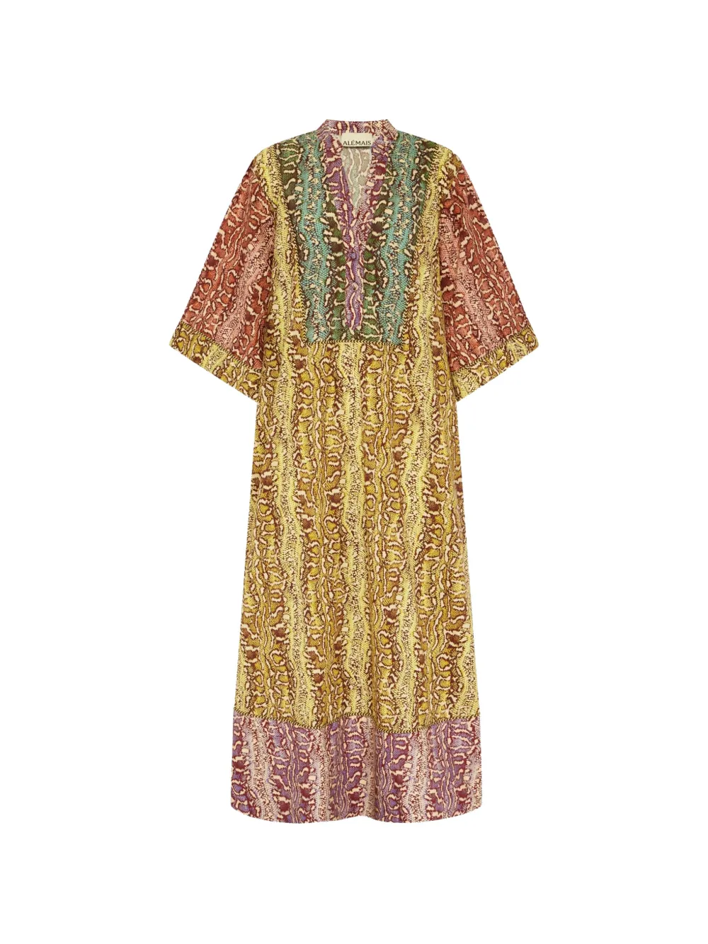 ALEMAIS Varna midi dress - Gelb