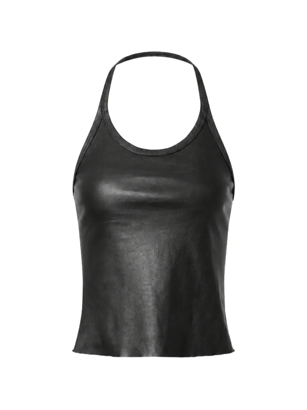 Stouls Cherry open-back leather top