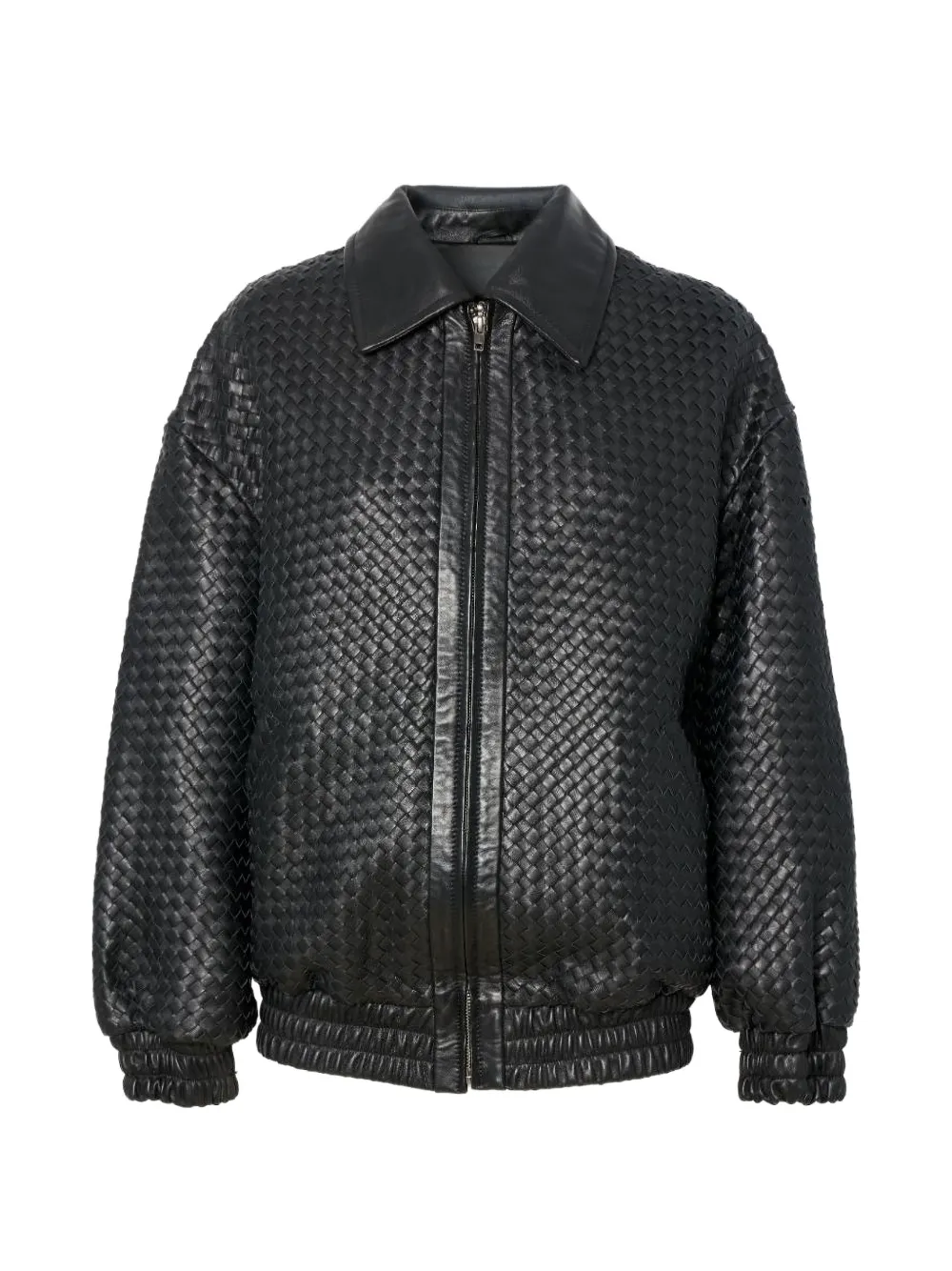 Manokhi Sara braided leather jacket