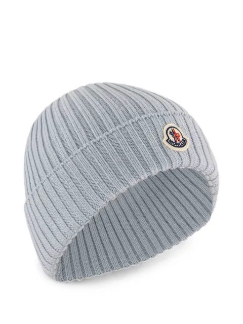 Moncler Enfant gorro tejido de canalé