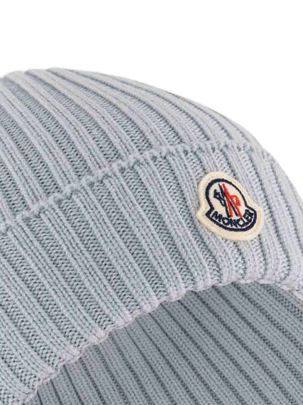 Moncler Enfant Ribgebreide muts Blauw