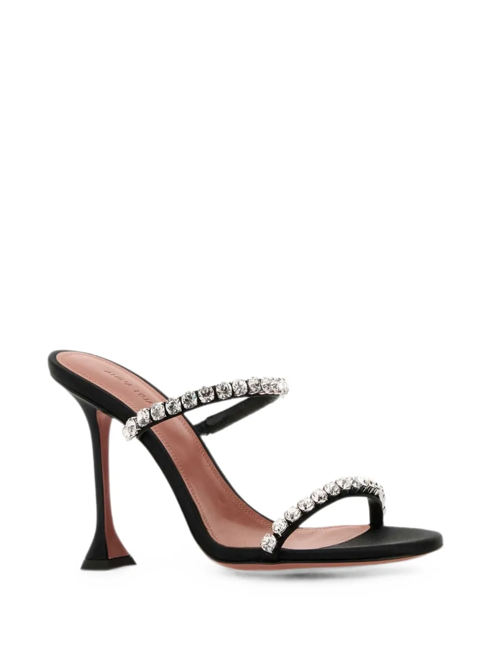 Amina Muaddi Gigi sandalen met hak Zwart