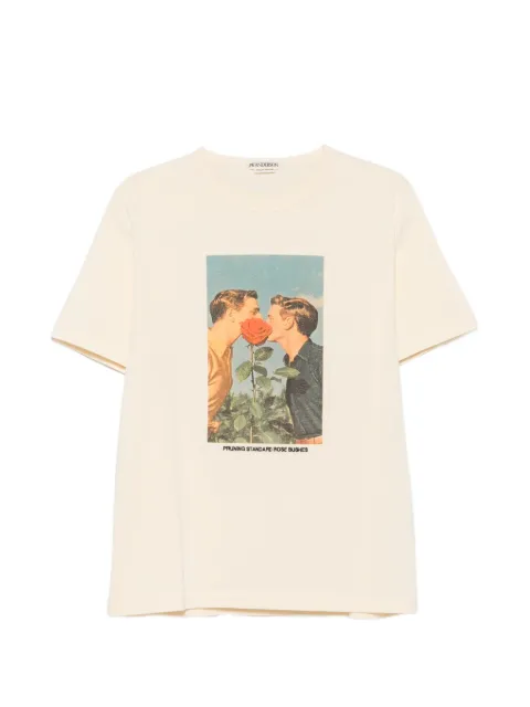 JW Anderson playera con estampado gráfico