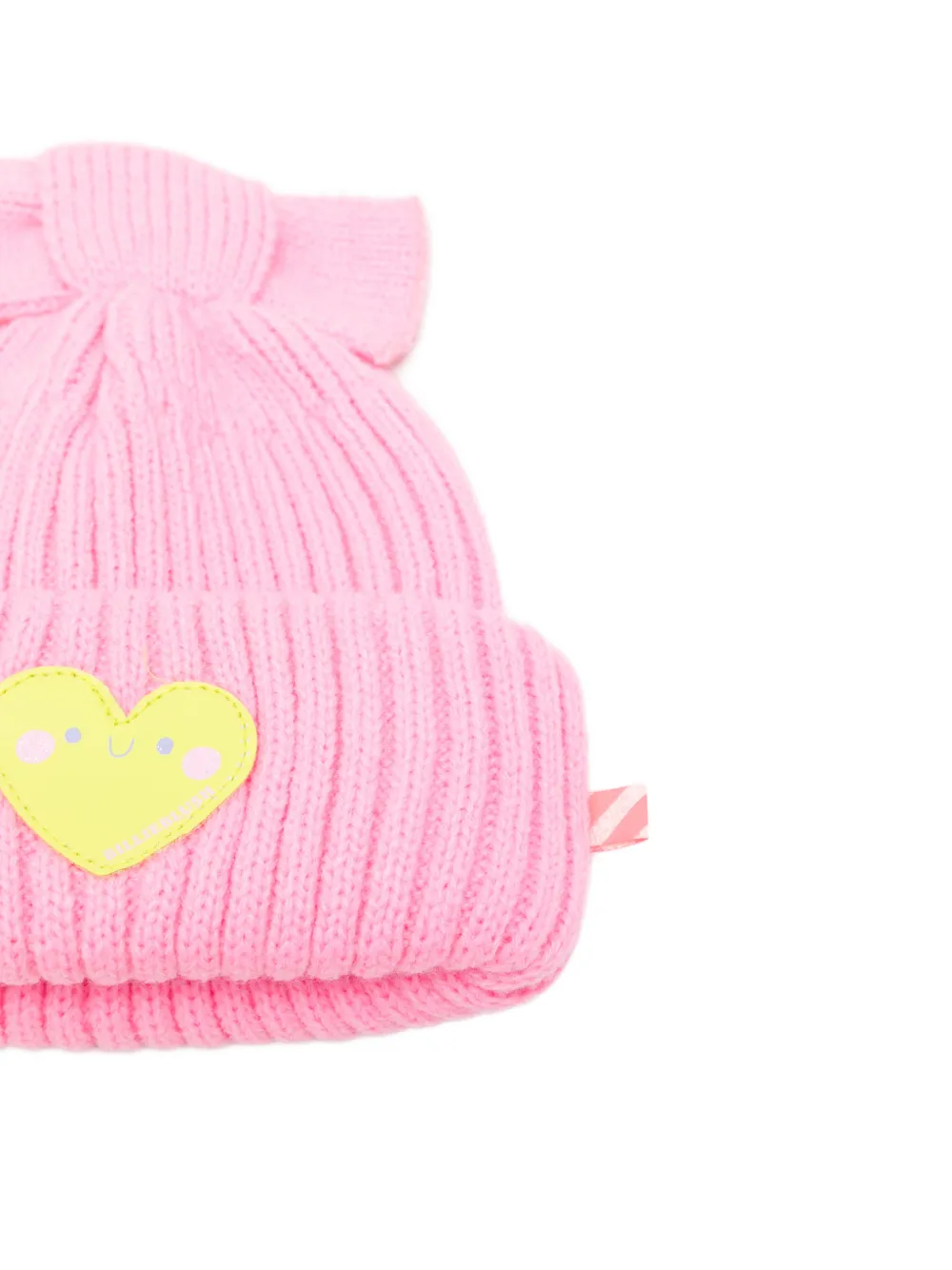 Billieblush Muts met hart-patch en strikdetail Roze