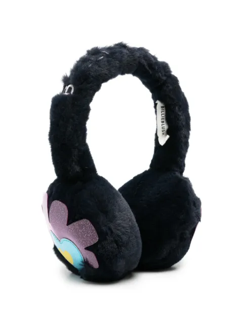 Billieblush flower-patch faux-fur earmuffs