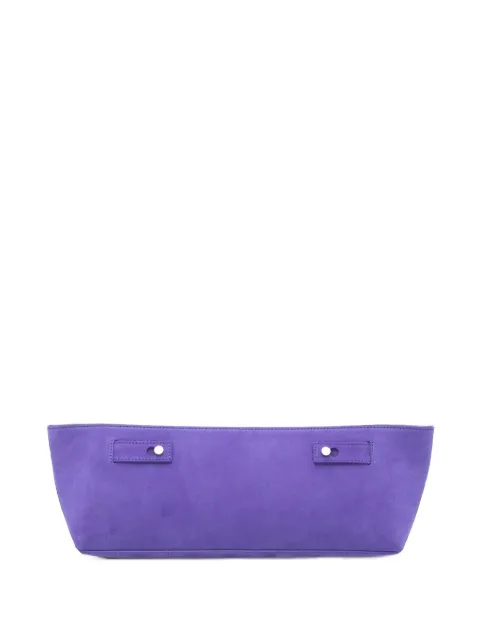 Erika Cavallini suede clutch bag