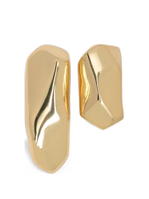 Erika Cavallini  sculptural-effect earrings