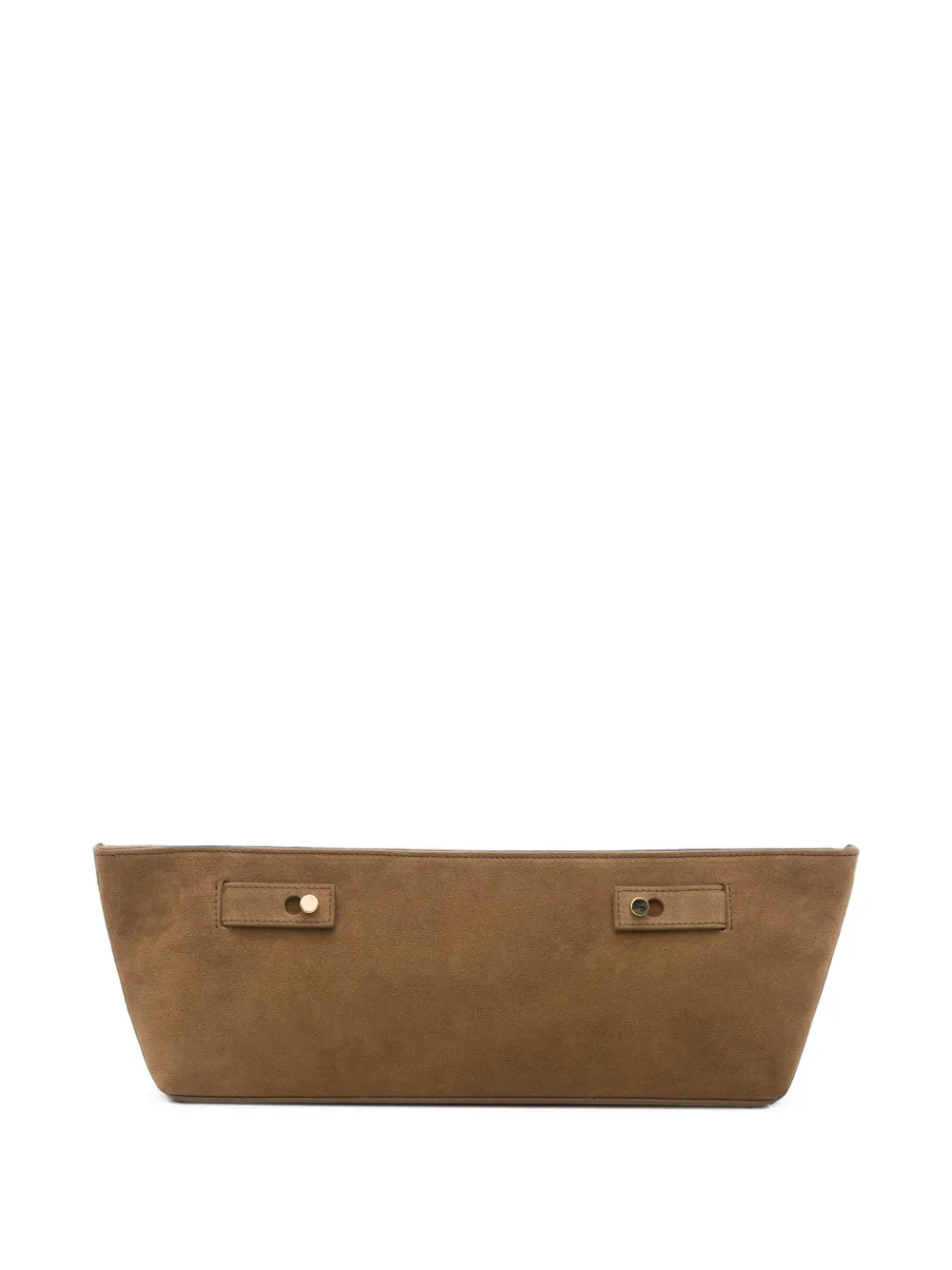Erika Cavallini suede clutch bag - Marrone
