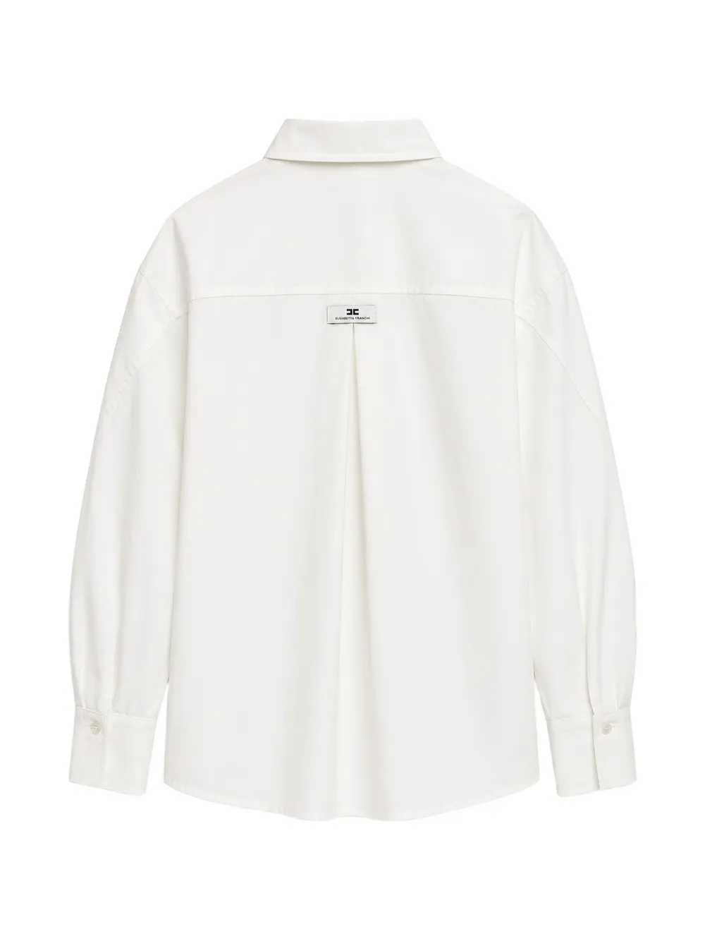 Elisabetta Franchi La Mia Bambina Shirt verfraaid met kralen Wit