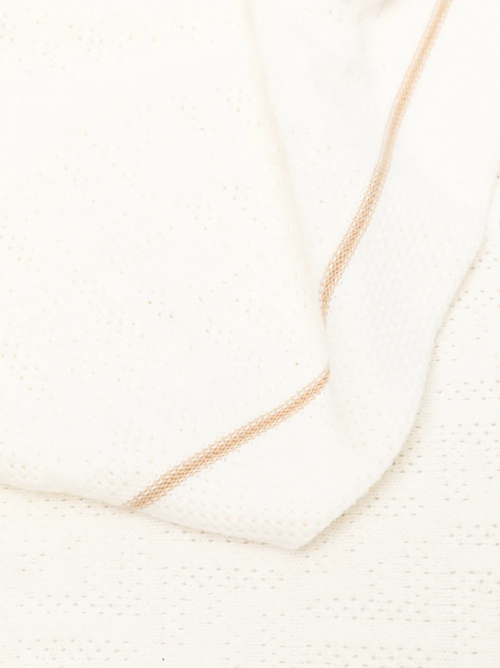 Fendi Kids FF logo-pattern blanket Beige