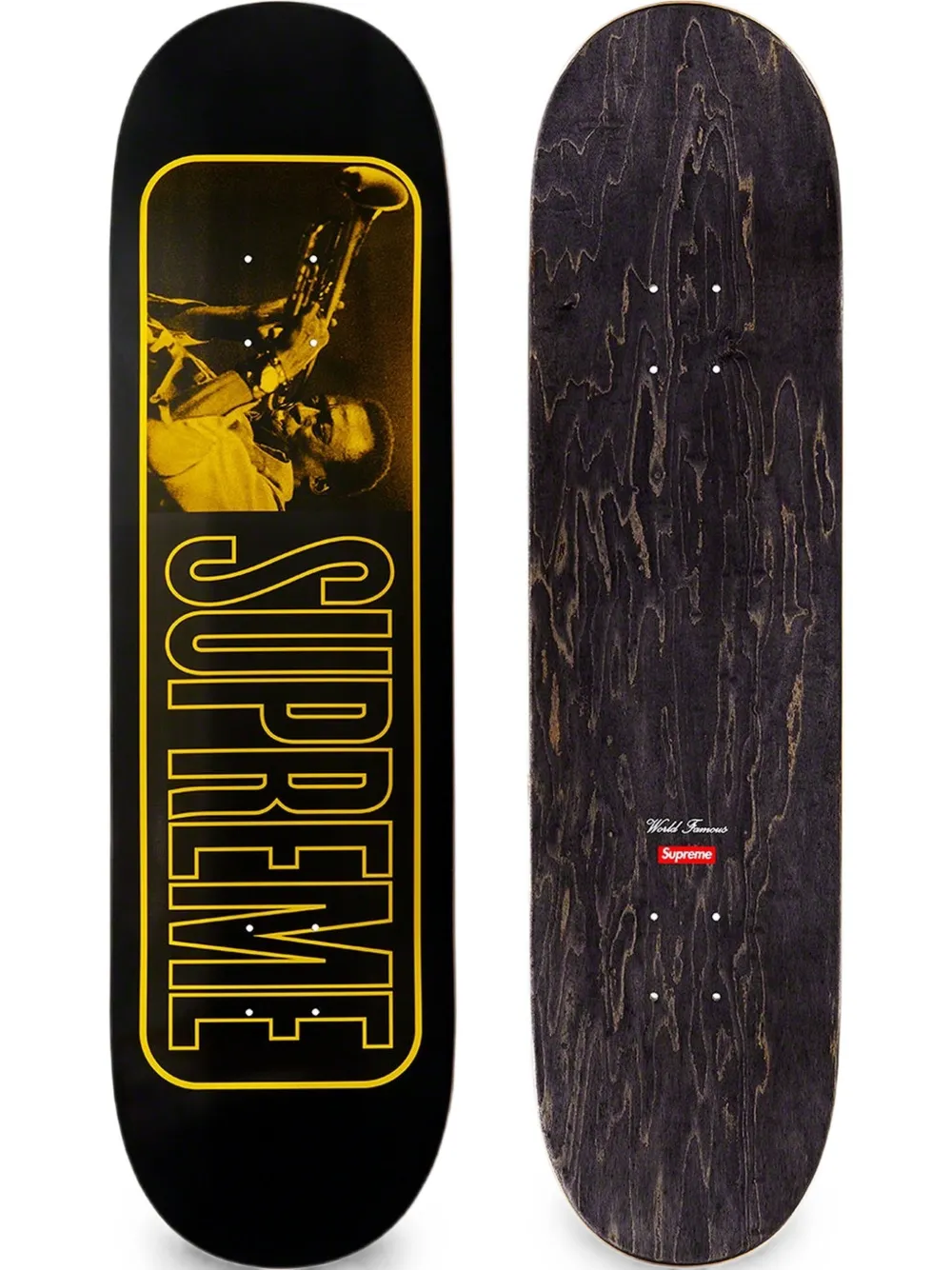 Supreme Miles Davis Skateboard Deck | Black | FARFETCH