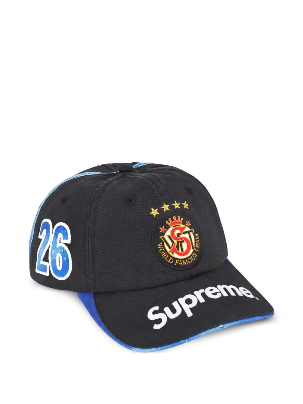 Supreme x FIJI 6-panel Black Cap | Black | FARFETCH