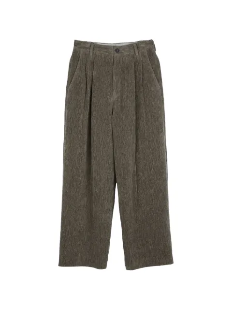 Ziggy Chen Chenille Cloth straight-leg trousers