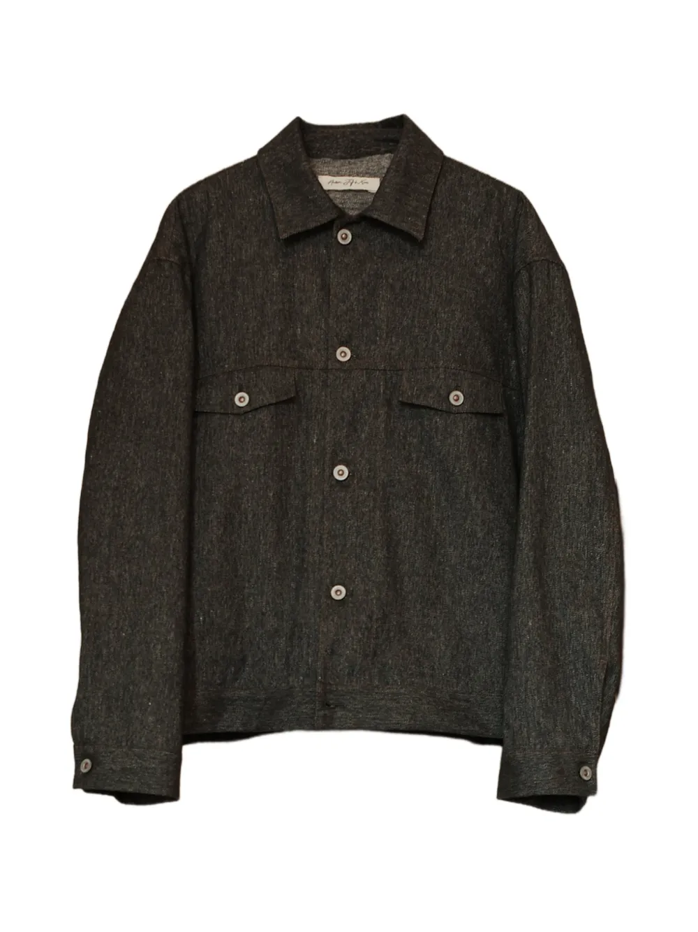 Aviva Jifei Xue button-up denim jacket - Schwarz