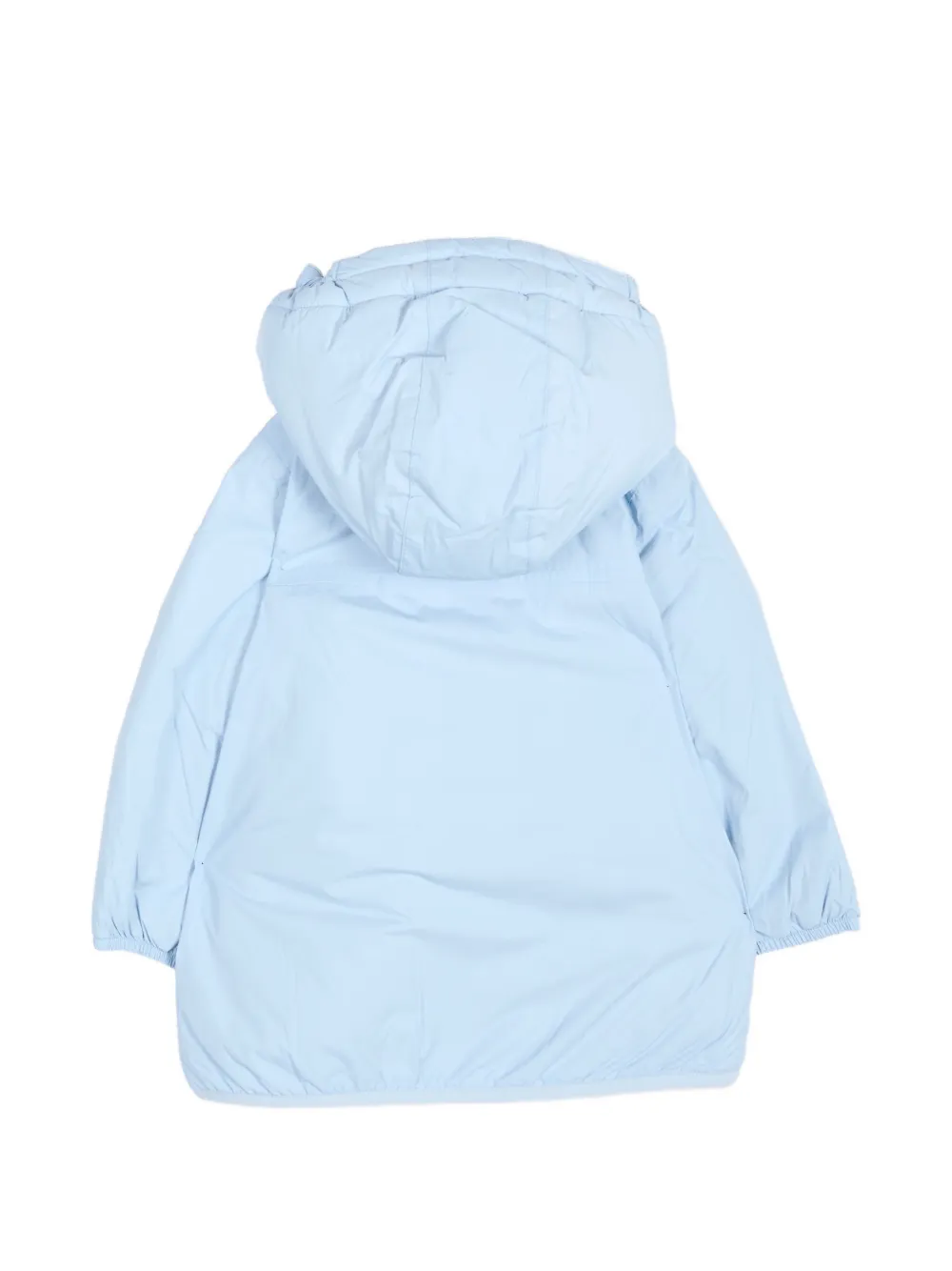 K Way Kids E. Le Vrai 4.0 Claudine Orsetto jack met capuchon en logo-patch Blauw
