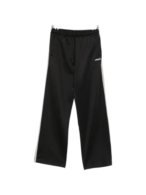 Aniye By Sienna lace-trim side-stripe track pants