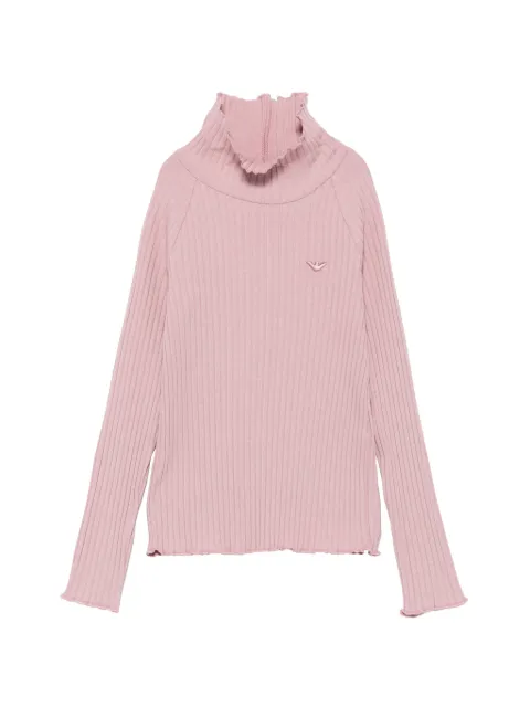 Emporio Armani Kids レタスエッジ トップ