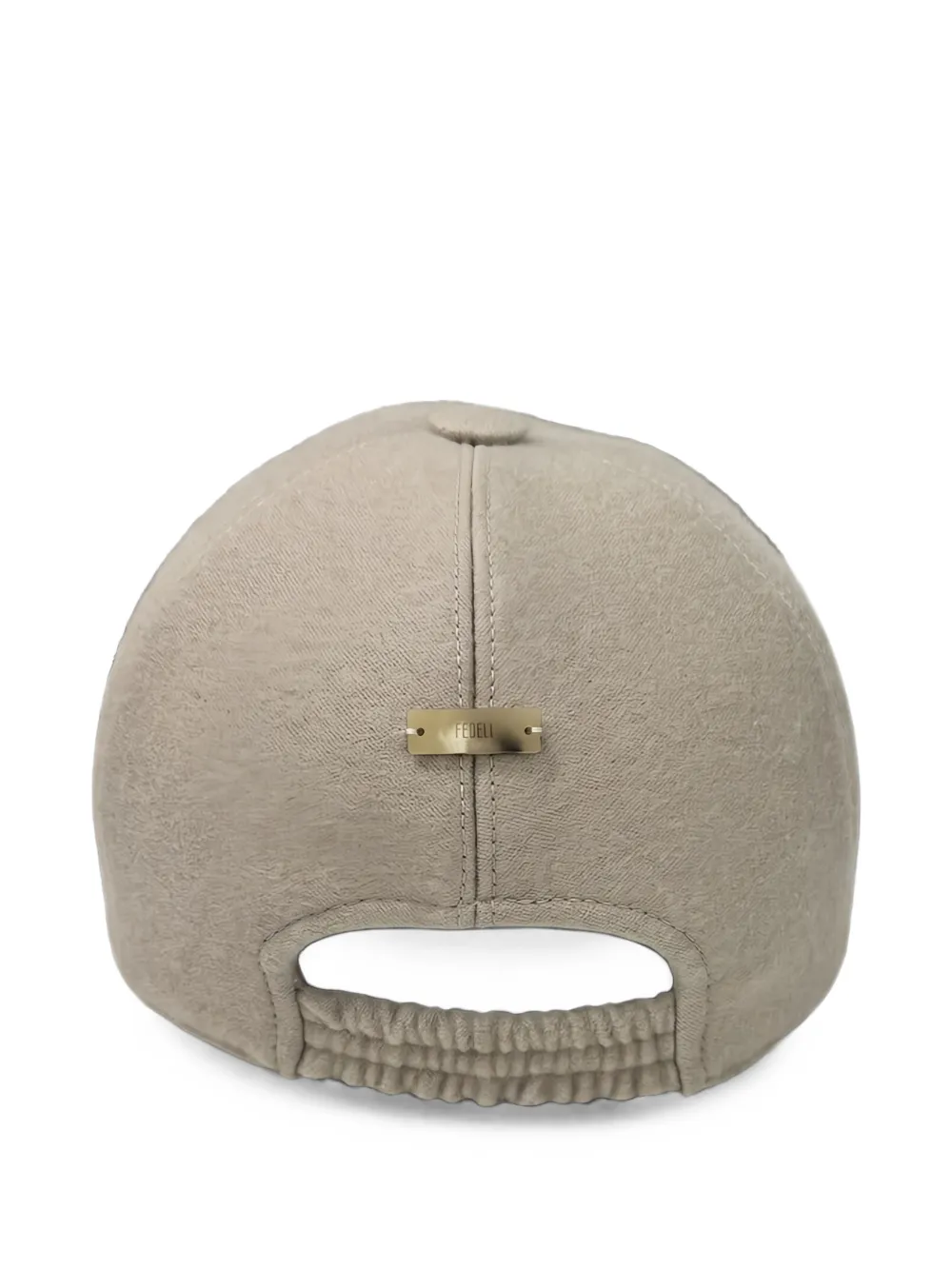 Fedeli Land logo-plaque baseball cap Beige