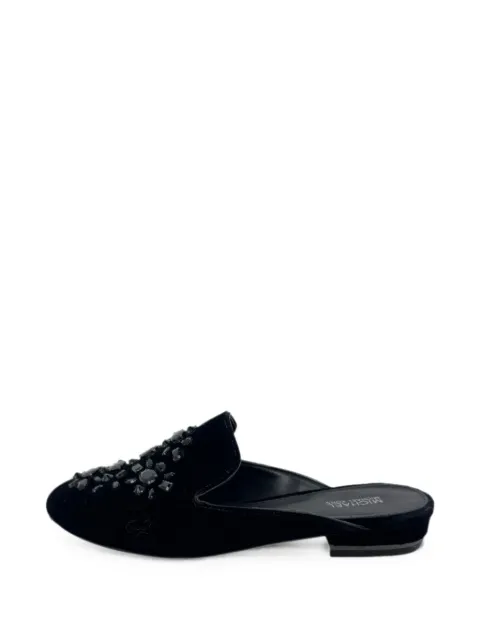 Michael Kors Vintage crystal-embellished velvet mules