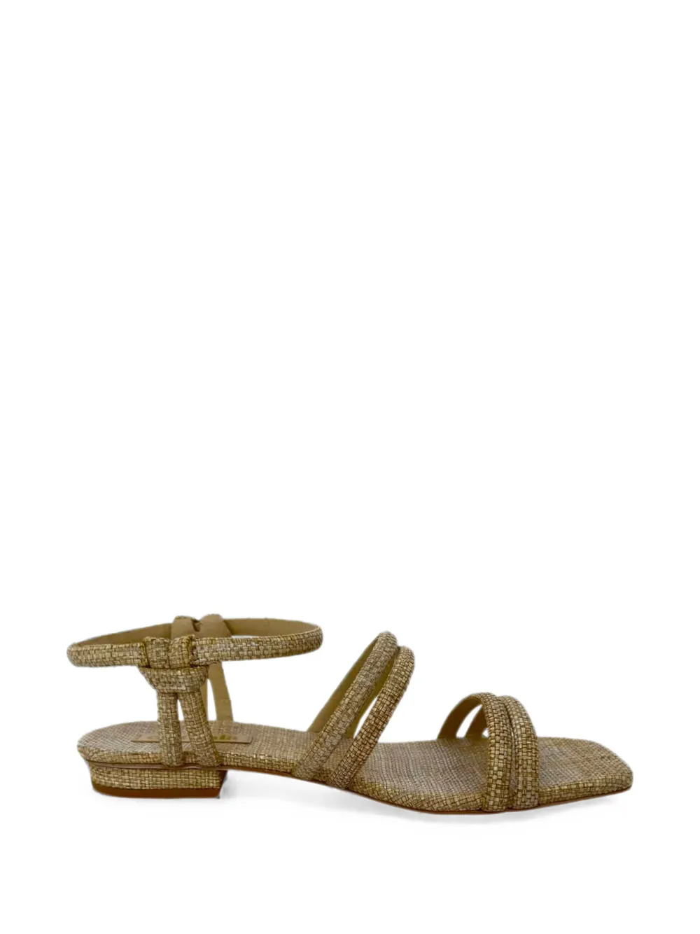 Cult Gaia ankle-strap flat sandals - Nude