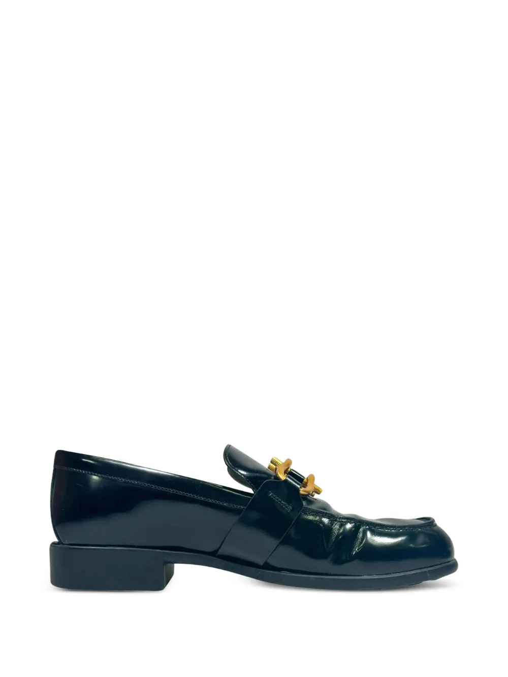 Bottega Veneta Pre-Owned Monsieur buckle loafers - Schwarz