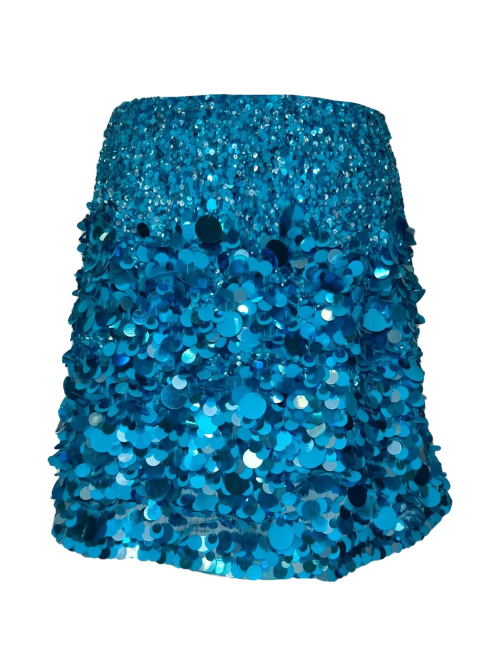 Aje 2020s Cherie sequin mini skirt - Blu