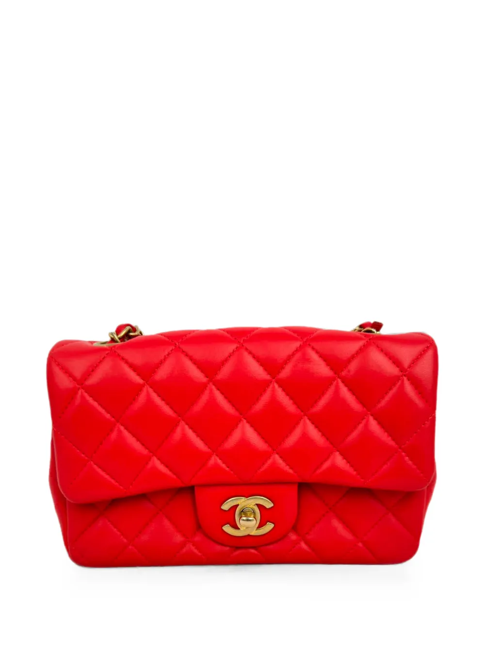 CHANEL Pre-Owned quilted Classic Flap crossbody bag - Rot